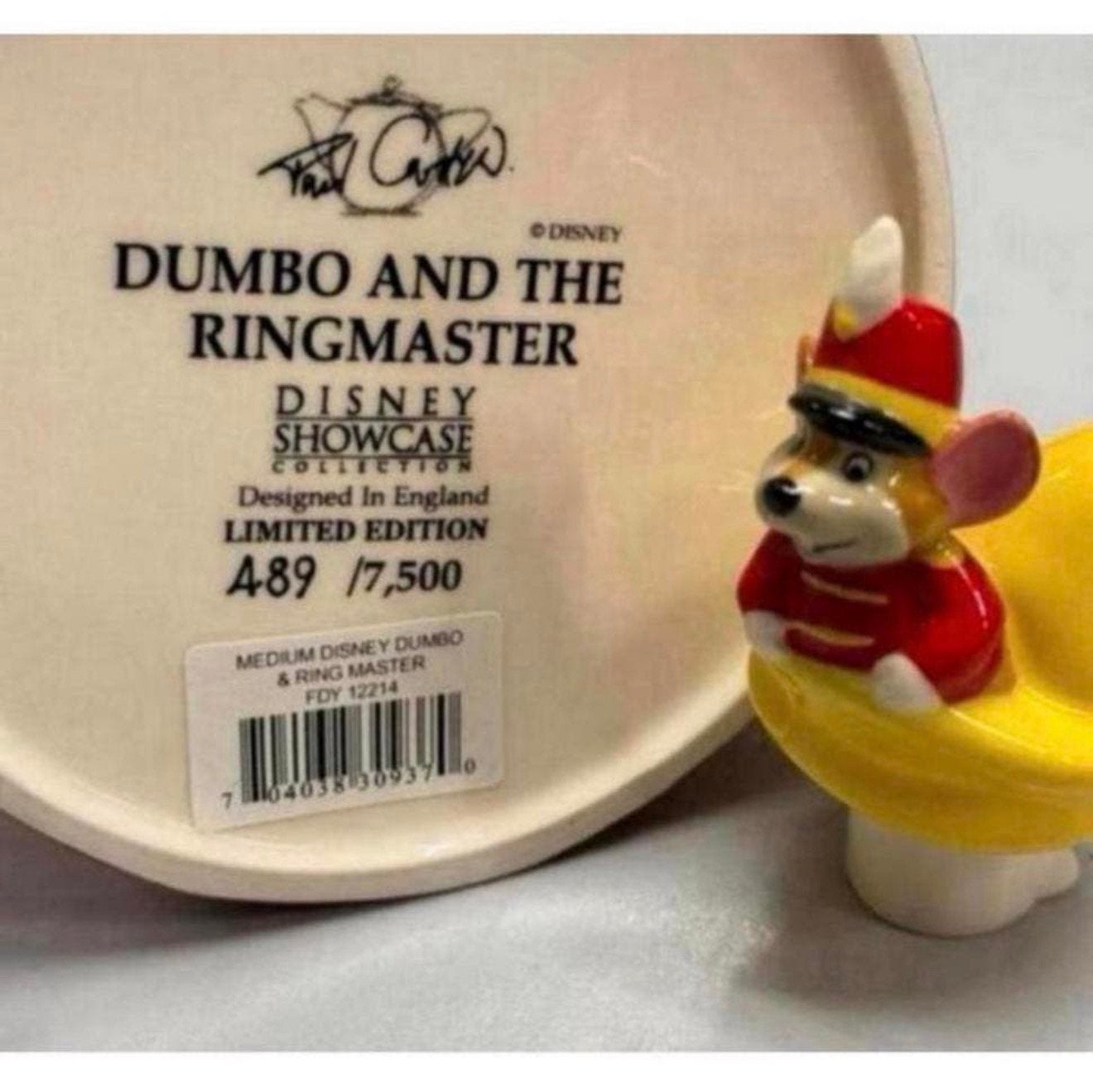 Disney Collection Limited ED 489 Theepot Dombo Dumbo Timothy, Verzamelen, Disney, Overige figuren, Ophalen of Verzenden, H, H