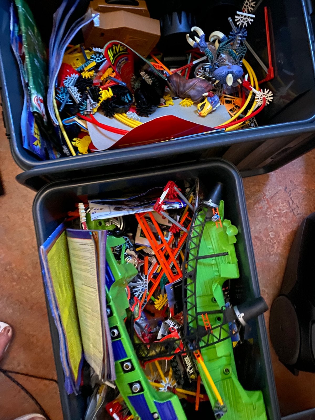 Knex, Ophalen, Gebruikt, K'nex