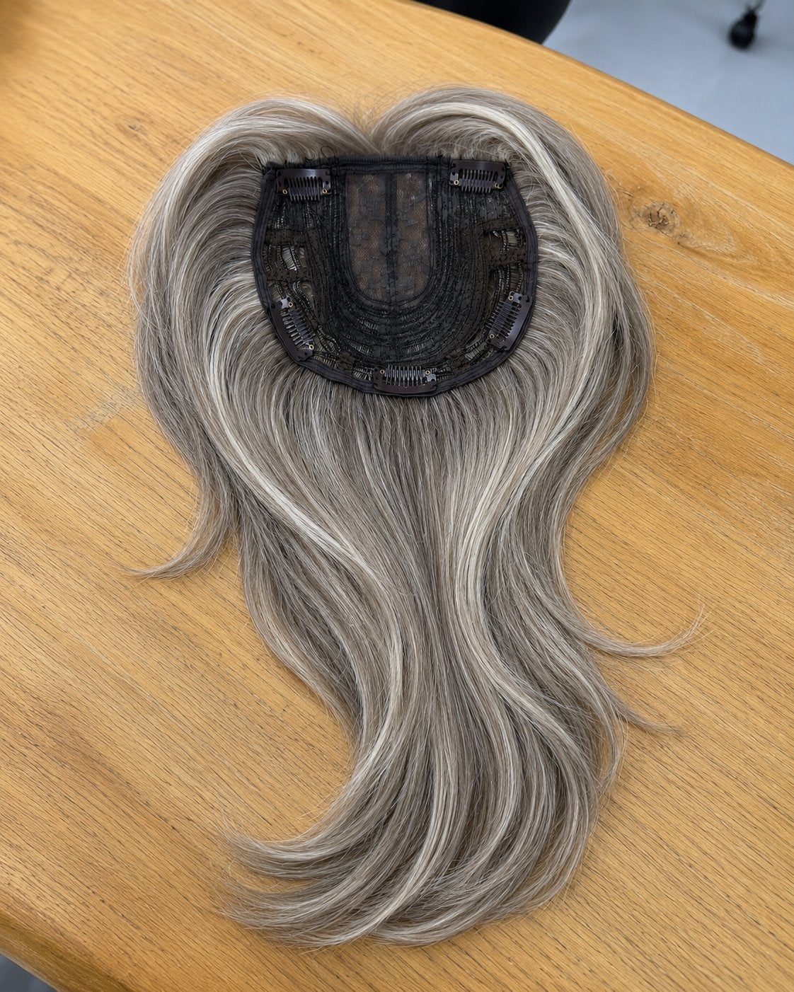 Echthaar Haartopper Hair Topper Toupet Pruik tegen dun haar, Ophalen of Verzenden, Nieuw, Pruik of Haarverlenging