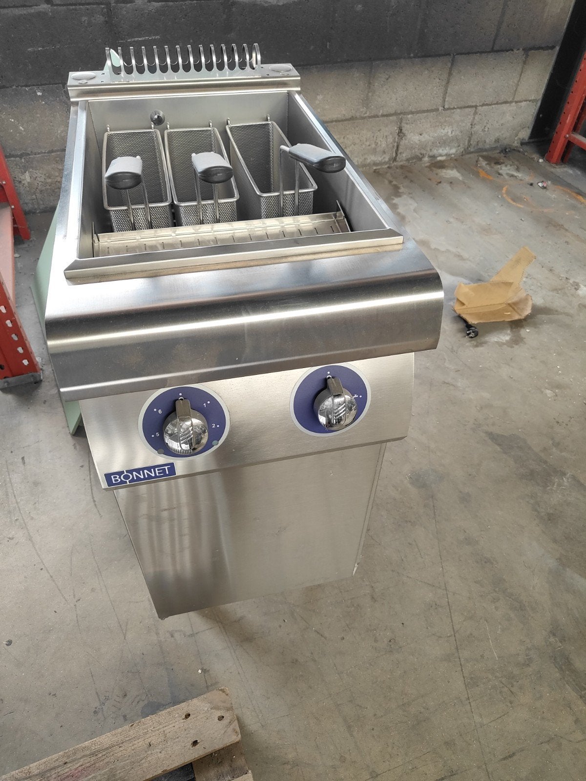 Bonnet B107CP4PE-40 Professionele pastacooker, 4 liter of meer, Ophalen of Verzenden, Gebruikt, Uitneembare binnenpan