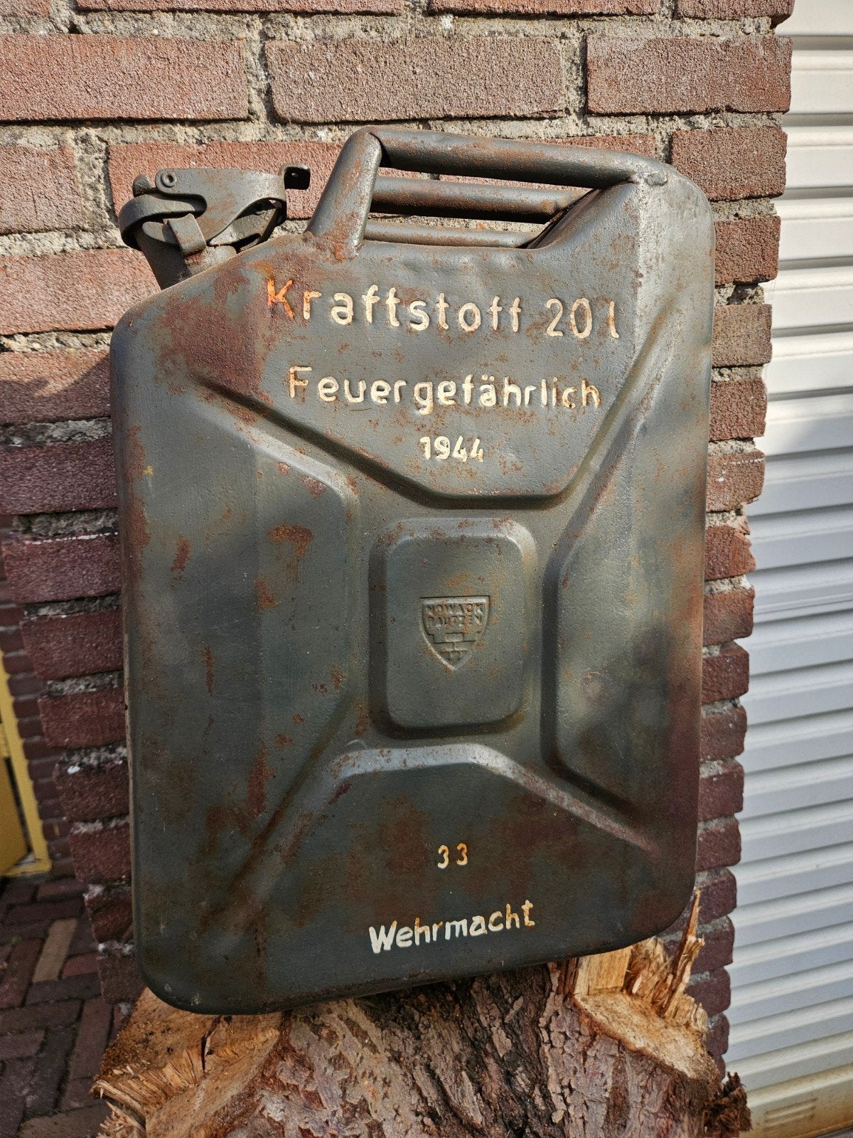 Duitse wo2 kraftstoff kanister, Ophalen of Verzenden, Duitsland