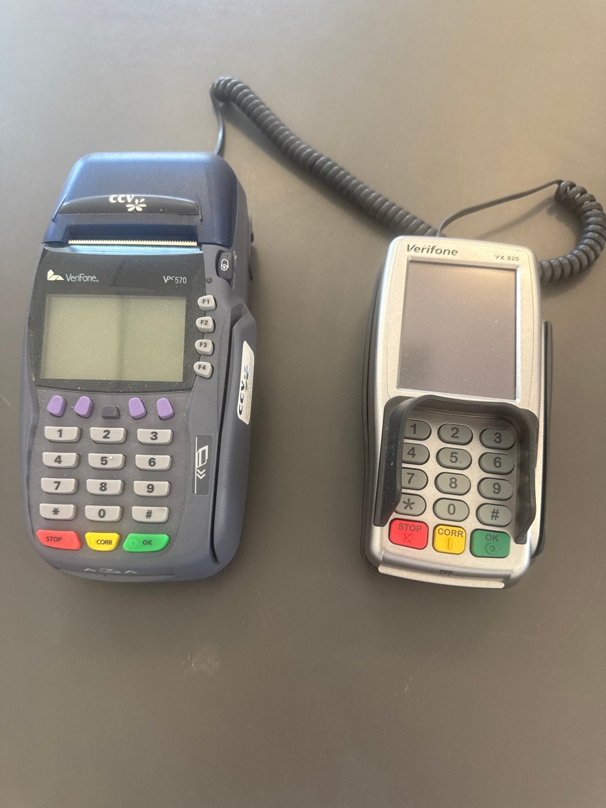Pin apparaat Verifone VX 570 en VX 820 betaalterminals, Verzamelen, Ophalen