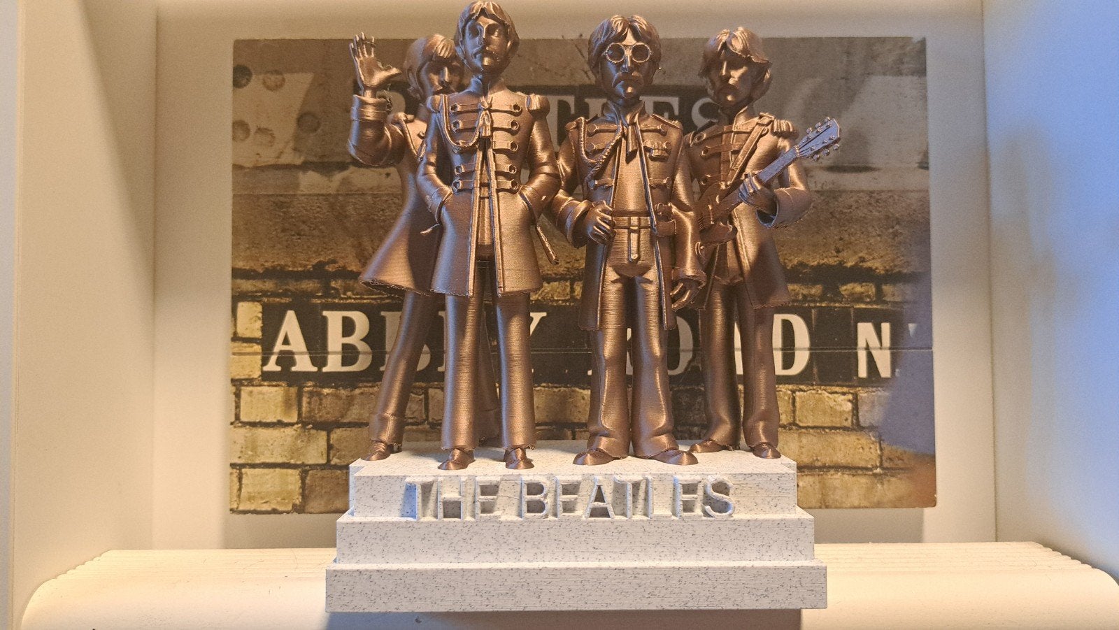 Beatles 3d beeld Sgt. PEPPER, Ophalen of Verzenden, Pop, Beeldje of Miniatuur