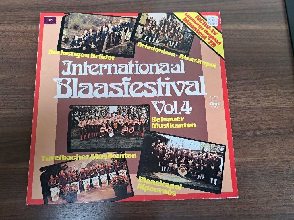 Internationaal Blaasfestival vol.4, LP, Overige genres, Ophalen of Verzenden, Zo goed als nieuw