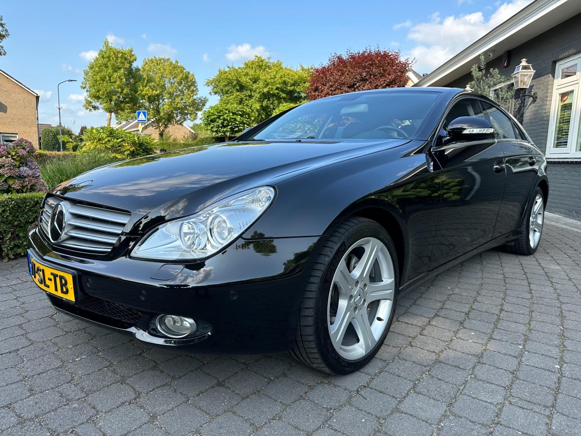 Mercedes-Benz CLS-klasse 500 Org NL, Leder, Massage, VOL!, Auto's, Mercedes-Benz, Automaat, Gebruikt, Zwart, Bedrijf