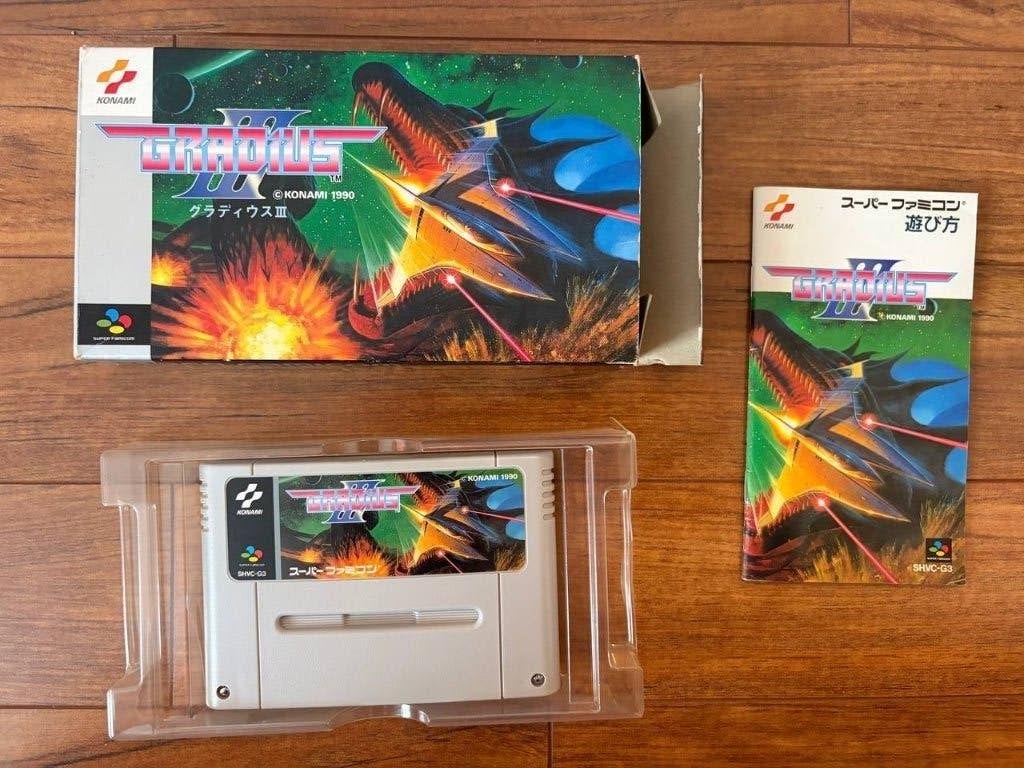 Gradius III CIB Super Famicon, Spelcomputers en Games, Gebruikt, Shooter, 1 speler, Ophalen of Verzenden
