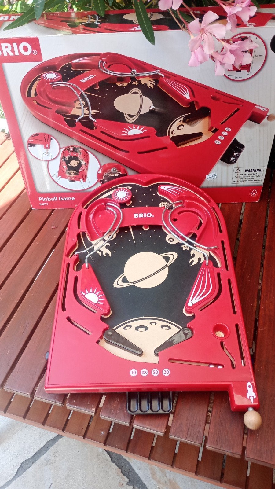 Brio Pinball Game - Ruimte thema, Ophalen