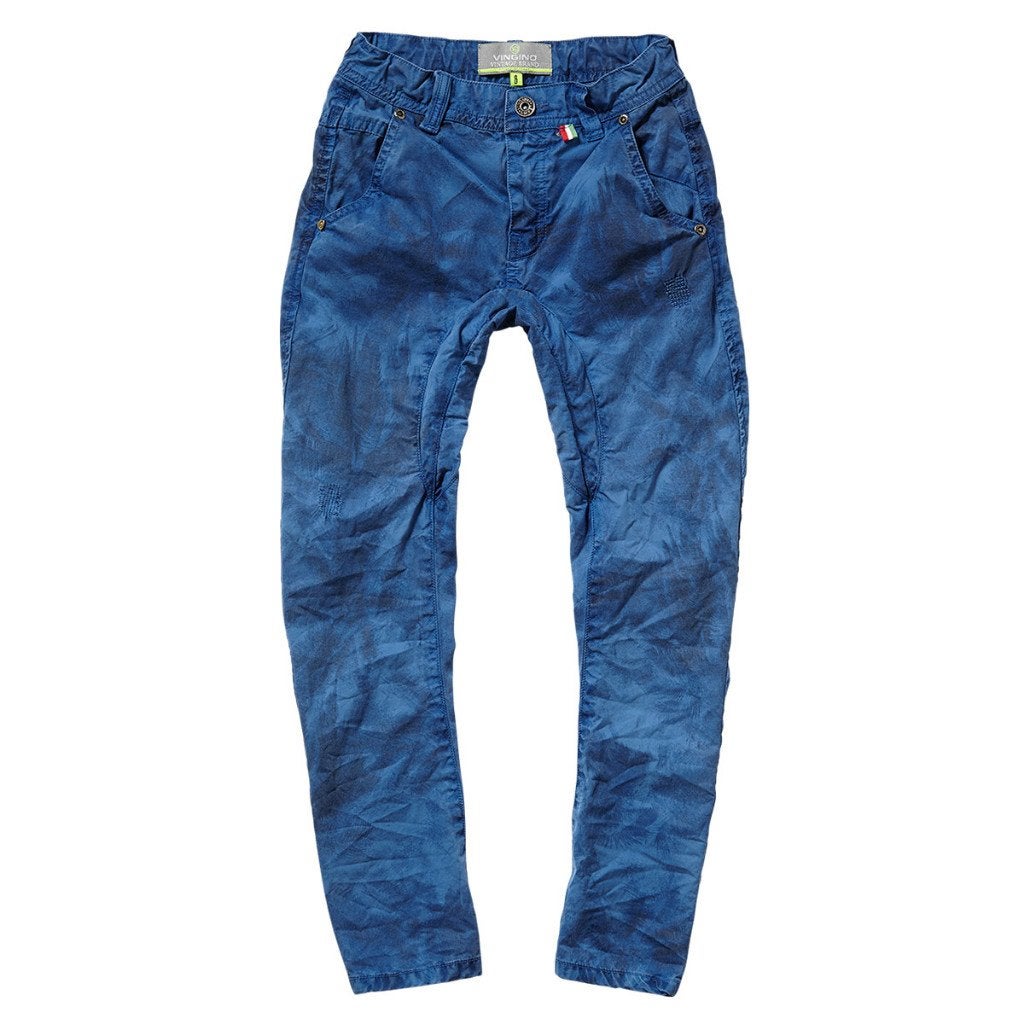 VINGINO lange jongens broek blauw NIEUW! maat 13 158, Broek, Nieuw, Ophalen of Verzenden, Vingino