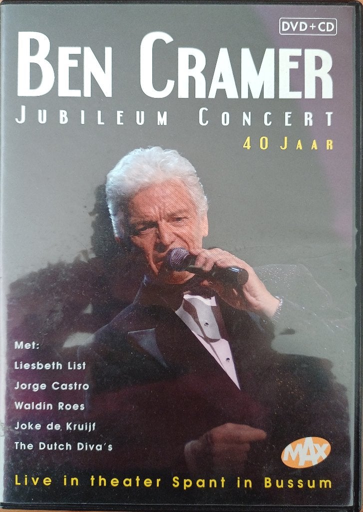 2+1 GRATIS! DVD+CD - Ben Cramer - Jubileum concert - 40 jaar, Alle leeftijden, Ophalen of Verzenden, Zo goed als nieuw