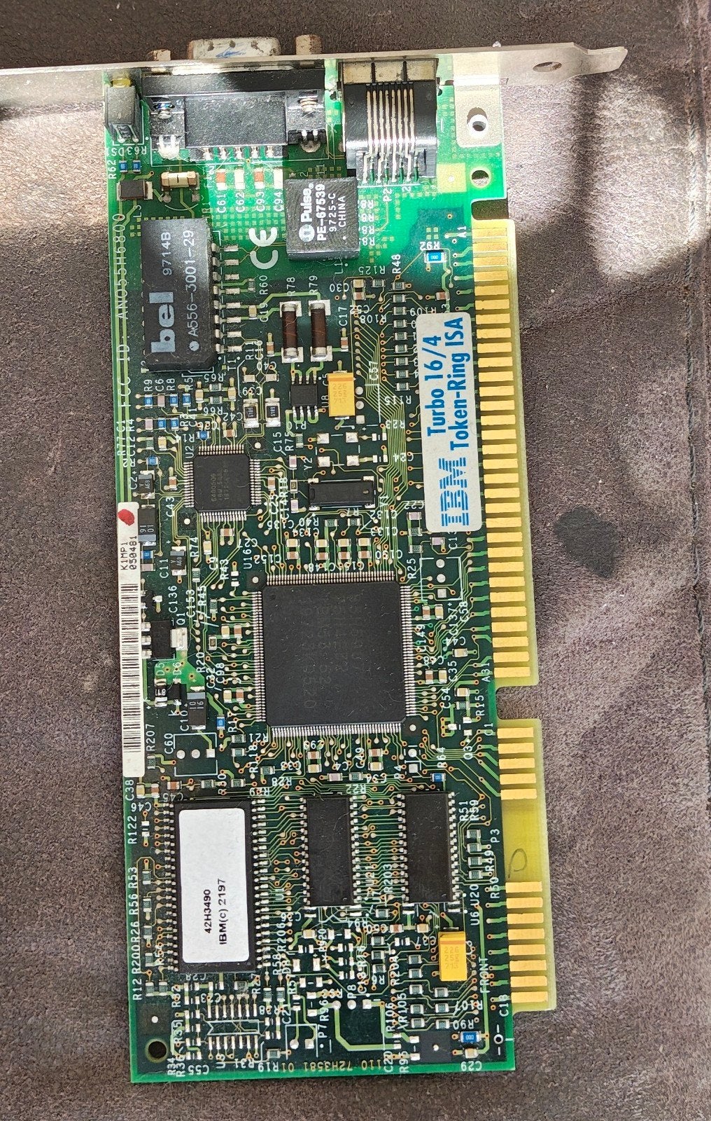 IBM Turbo 16/4 Token-Ring ISA Netwerkkaart vintage, Computers en Software, Ophalen of Verzenden