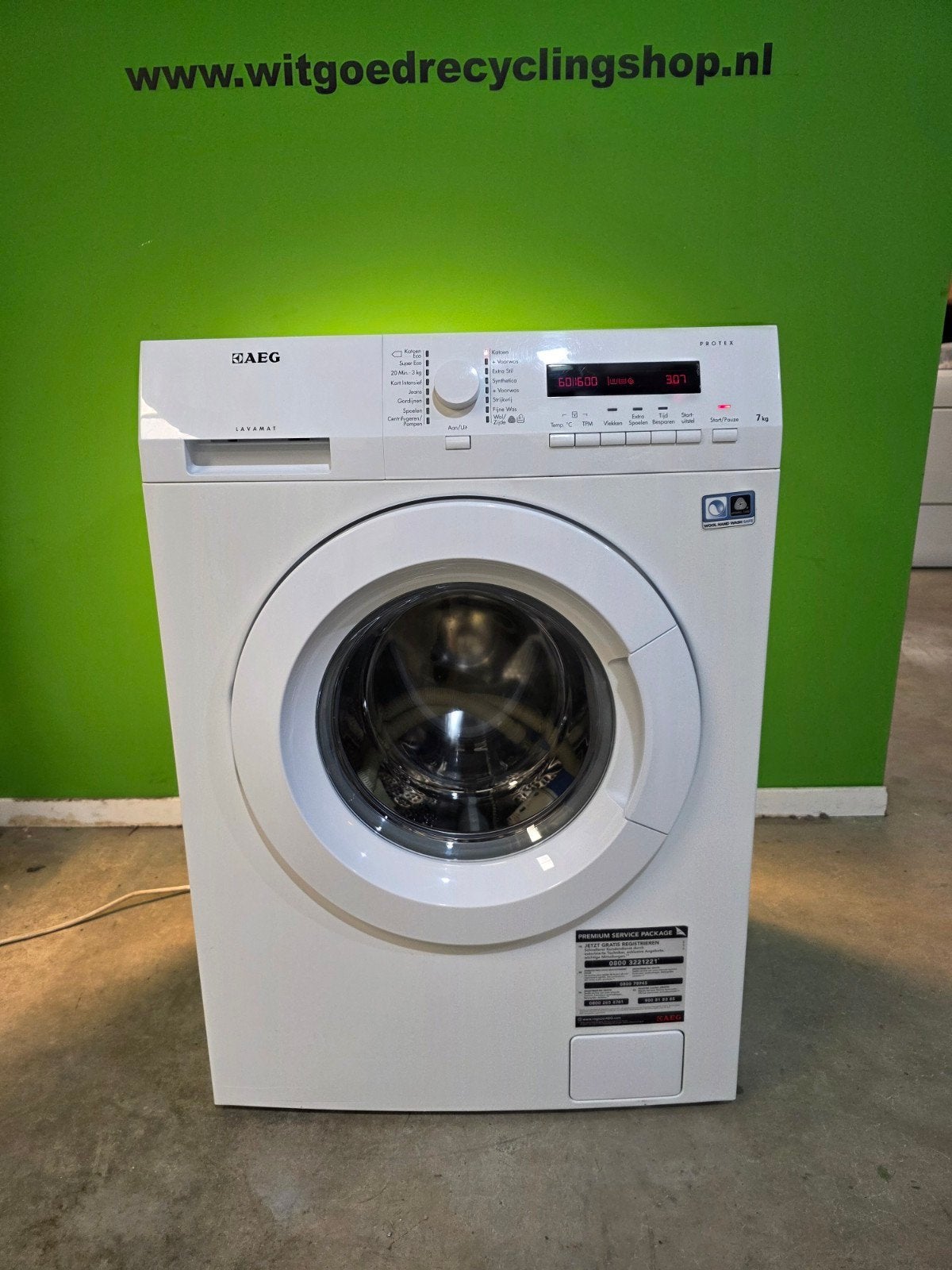 AEG LAVAMAT PROTEX 1600RPM 7KG, 6 tot 8 kg, Refurbished, Ophalen of Verzenden, 1600 toeren of meer