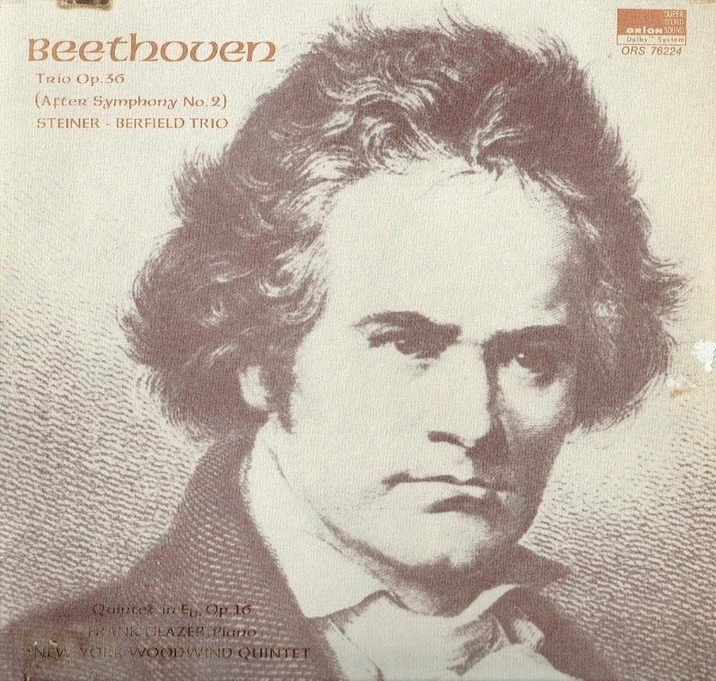 Steiner - Berfield Trio Beethoven:Symphony No2 Trio / Piano, Kamermuziek, Verzenden, Zo goed als nieuw, 12 inch