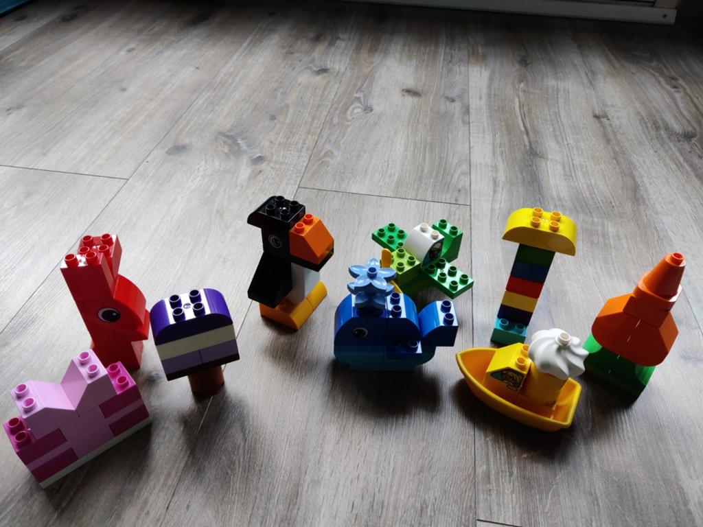 Lego Duplo Leuke creaties set 10865, Ophalen, Zo goed als nieuw, Compleet, Duplo