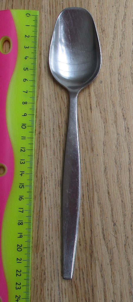 Gense 18-8 stainless sweden Focus lepel 22,4cm 78gram, Ophalen of Verzenden, Rvs of Chroom