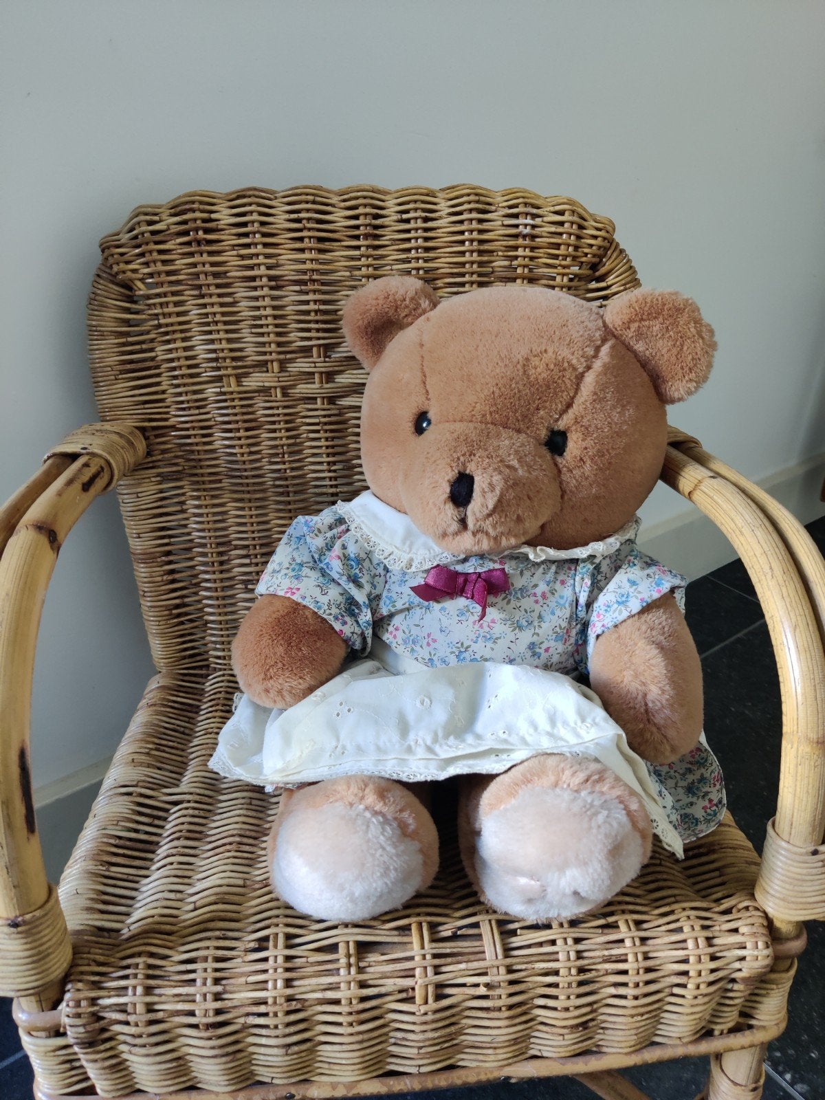 Sabine teddybeer, Bijenkorf Amsterdam, Ophalen of Verzenden, Zo goed als nieuw, Stoffen beer, Overige merken