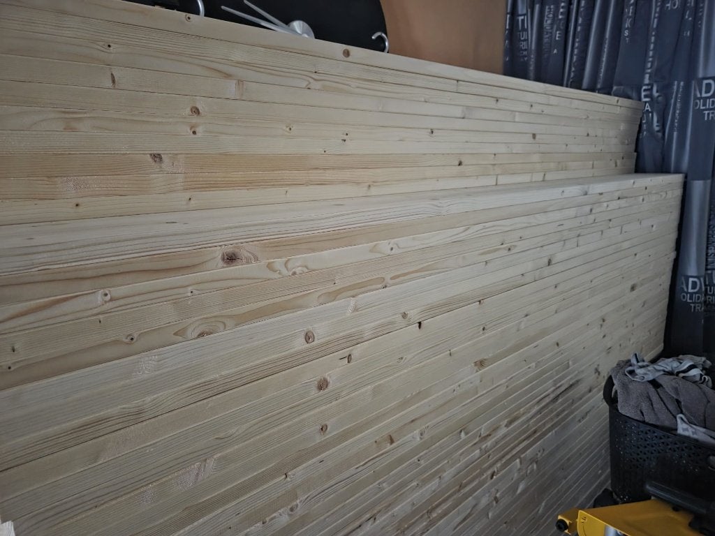 Nieuw vuren geschaafde houten planken, Ophalen, 25 tot 50 mm, Nieuw, 200 tot 250 cm