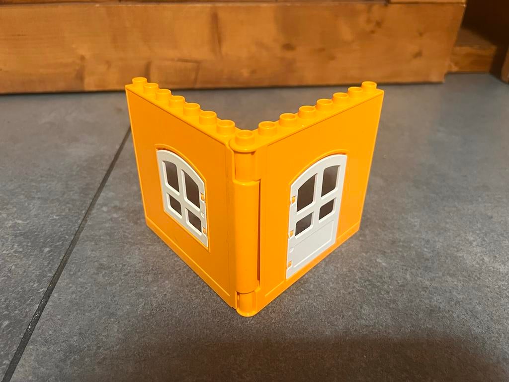 Duplo dubbele muur met raam en deur, Ophalen of Verzenden, Zo goed als nieuw, Losse stenen, Duplo