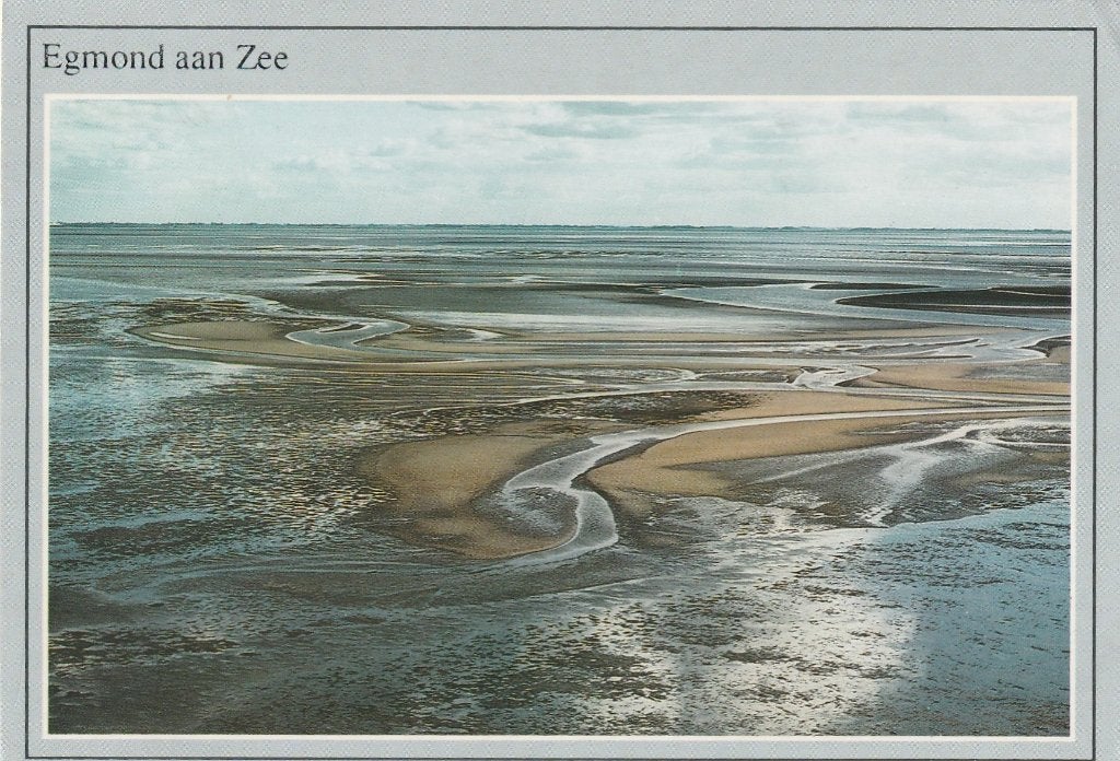 EGMOND AAN ZEE Strand Zee, Verzenden, 1980 tot heden, Gelopen, Noord-Holland