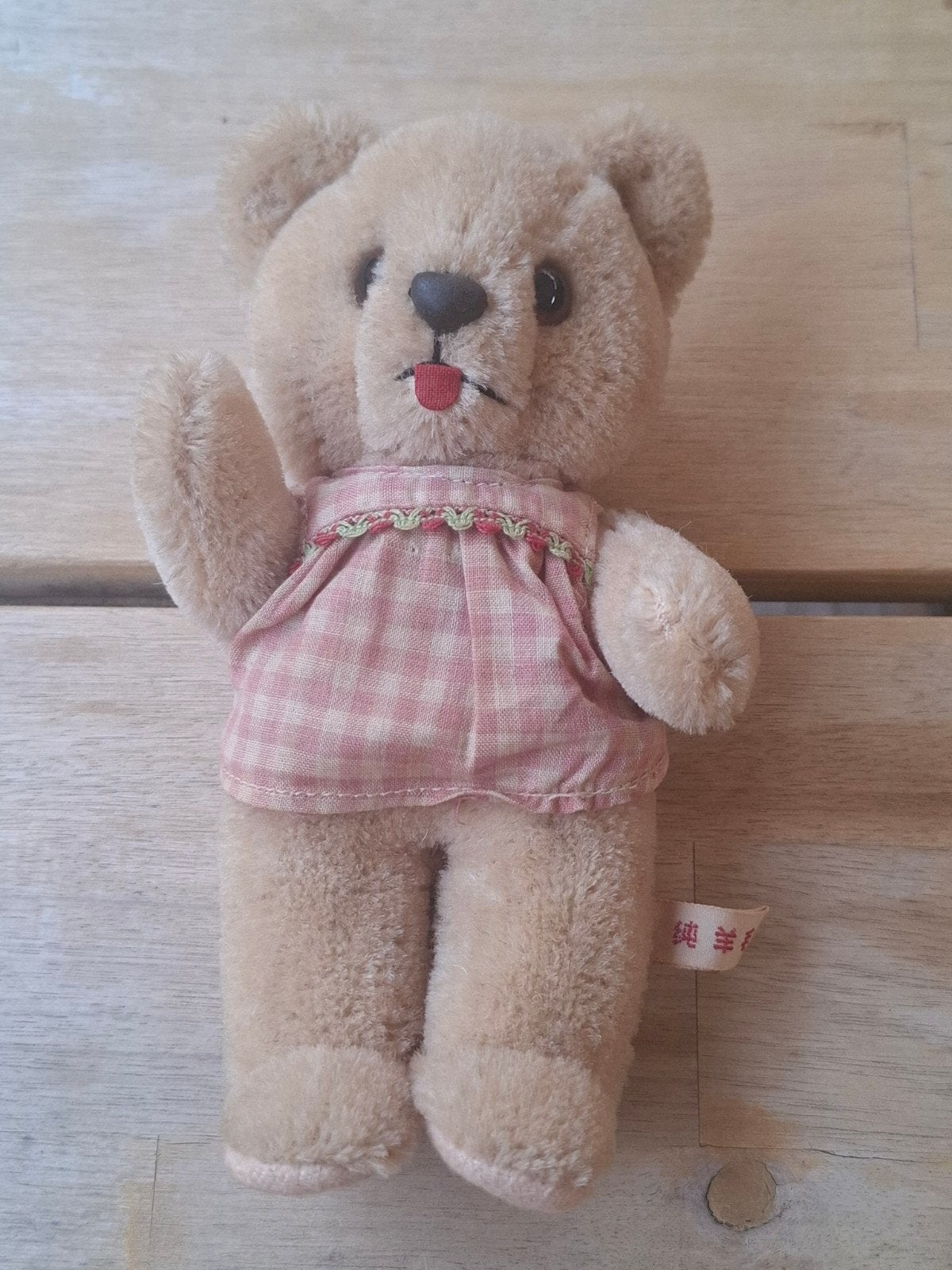 Vintage Shanghai Doll Factory Teddybeer - Pure Wool, Antiek en Kunst, Ophalen of Verzenden