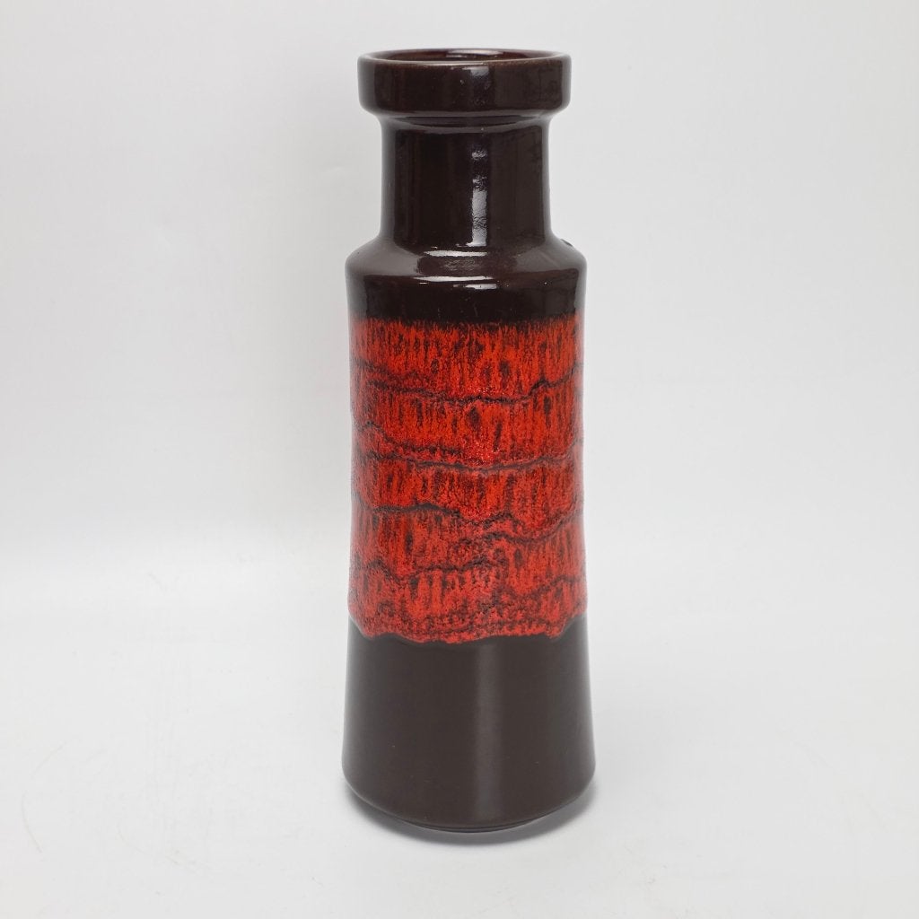 Vintage West-Duitse Fat Lava vaas. Scheurich 205-32, Ophalen of Verzenden