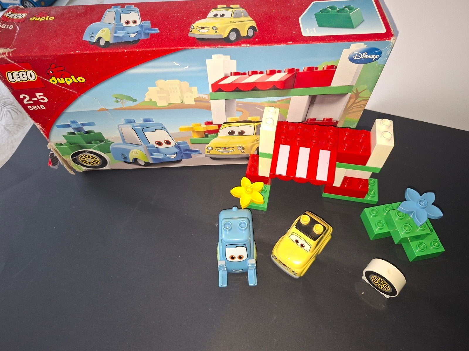Lego Duplo Cars 5818 - Luigi's Garage, Ophalen, Gebruikt, Overige thema's, Duplo