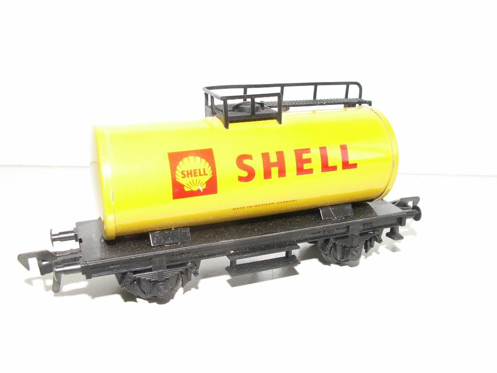 Fleischmann 1215E Shell tankwagon, Gebruikt, Gelijkstroom, Fleischmann, Wagon