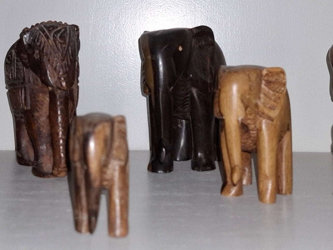Unieke Olifanten Verzameling: Hout, Steen, Glas, Ophalen, Gebruikt, Overige materialen, Overige stijlen