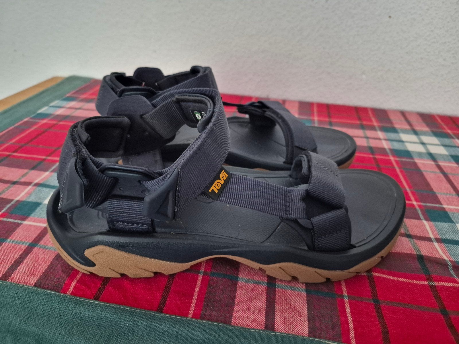 Z.g.a.n. Teva M Terra FI 5 Universal sandalen, maat 40,5, Blauw, Zo goed als nieuw, Teva, Sandalen of Muiltjes