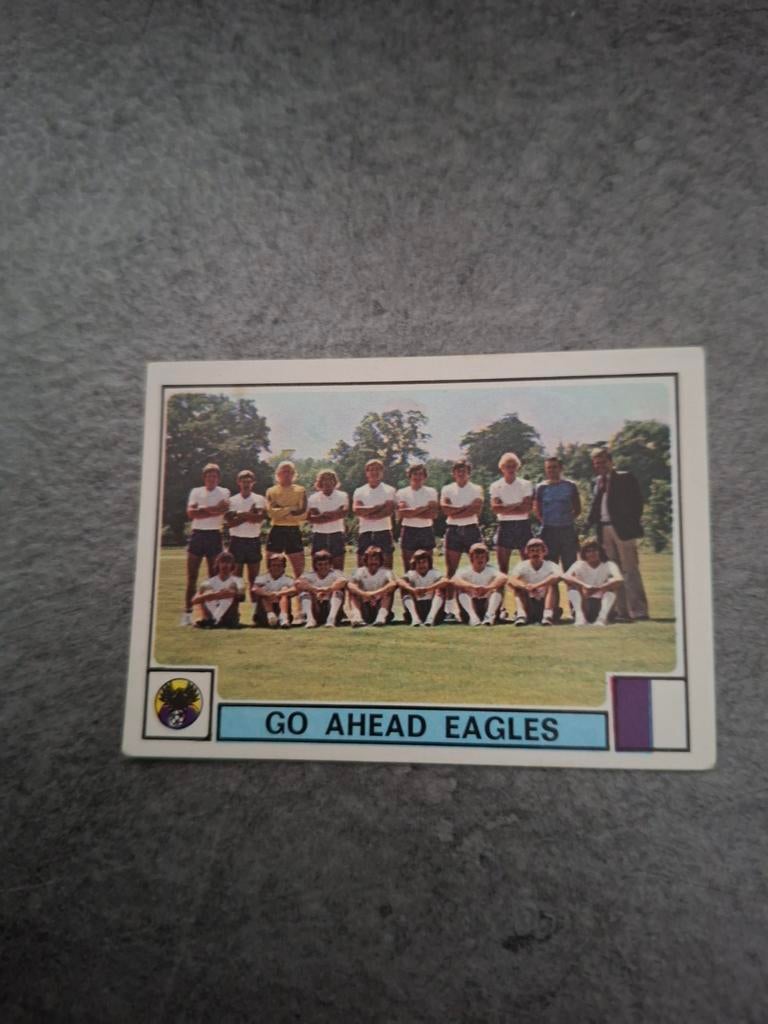 Panini sticker Voetbal 78. Teamfoto Go Ahead Eagles., Verzenden, Zo goed als nieuw, Sticker