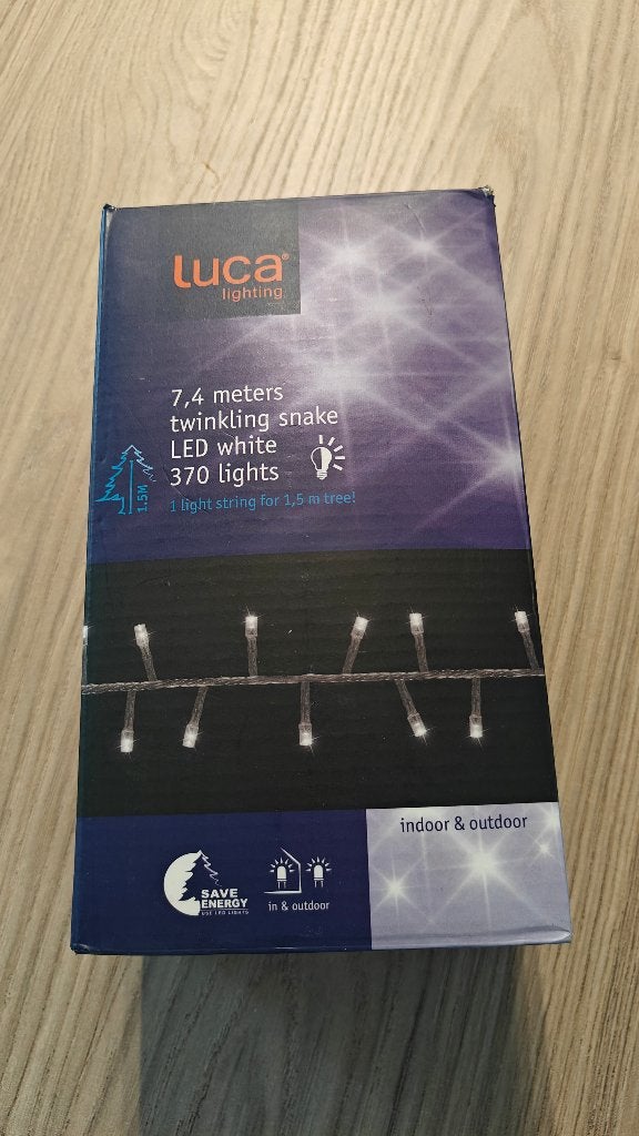 Kerstverlichting LED – 370 lampjes – Binnen & Buiten, Diversen, Kerst, Ophalen, Gebruikt