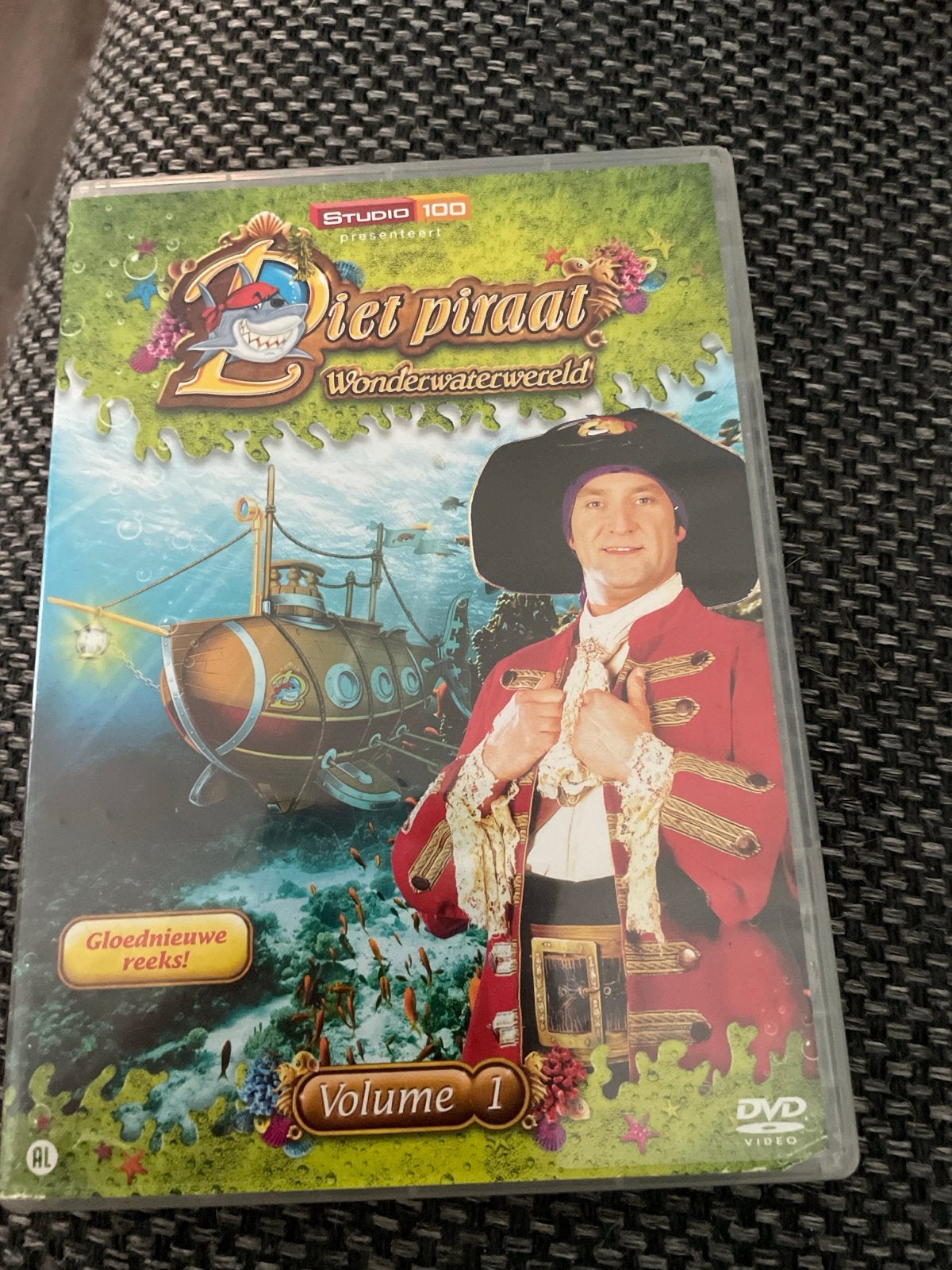 Piet Piraat Wonderwaterwereld DVD - Studio 100 Volume 1, Avontuur, Gebruikt, Alle leeftijden, Tv-serie