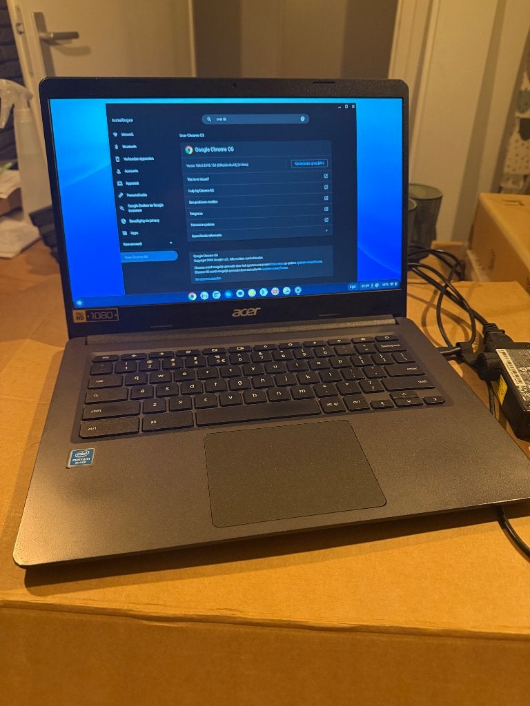 Acer 314 Chromebook (100% batterijconditie!) - Complete set, Computers en Software, Ophalen, 14 inch, 4 GB of minder, Qwerty