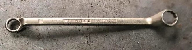 Grome - Vanadium WGB ringsleutel maat 19 / 22 mm., Ophalen of Verzenden, Gebruikt