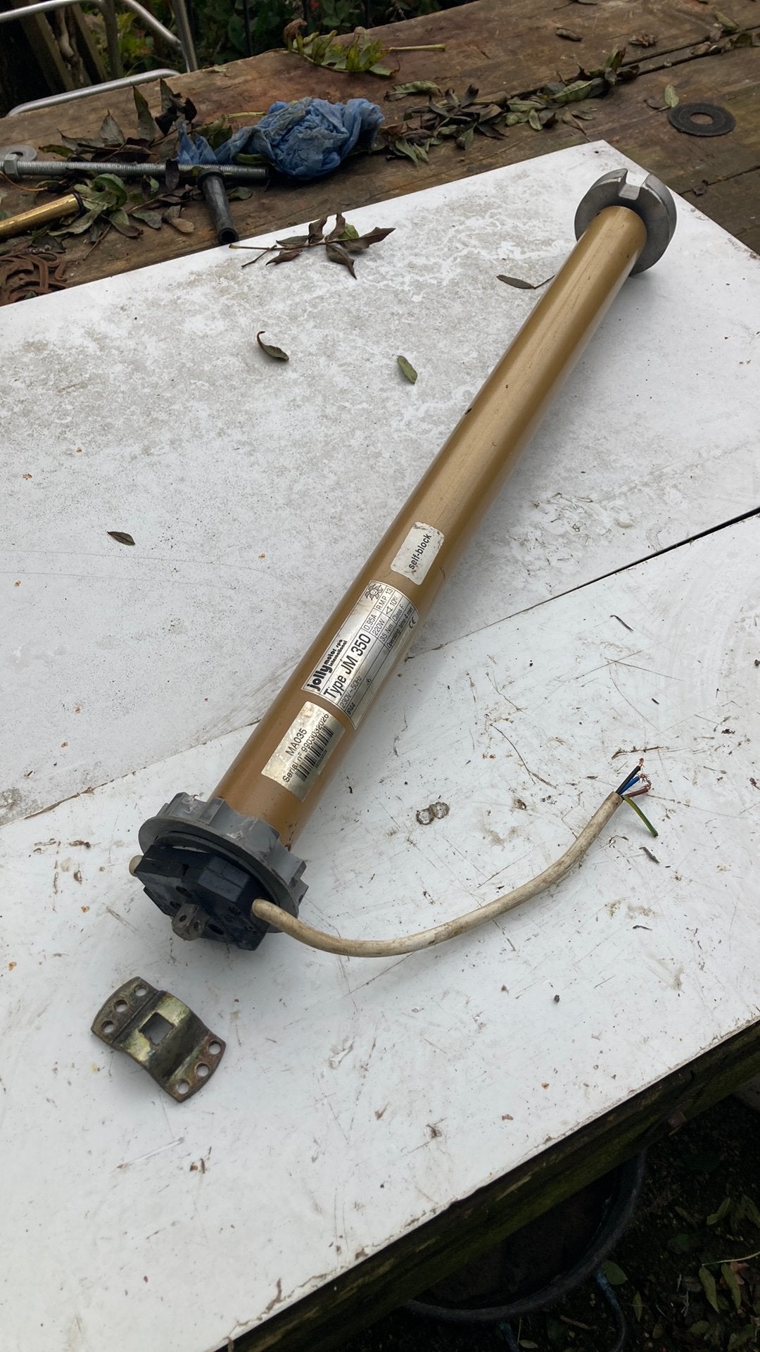 Jollij buismotor  type JM 350. 35 Nm getest in goede staat, Ophalen, Zo goed als nieuw, Gereedschap of Toebehoren