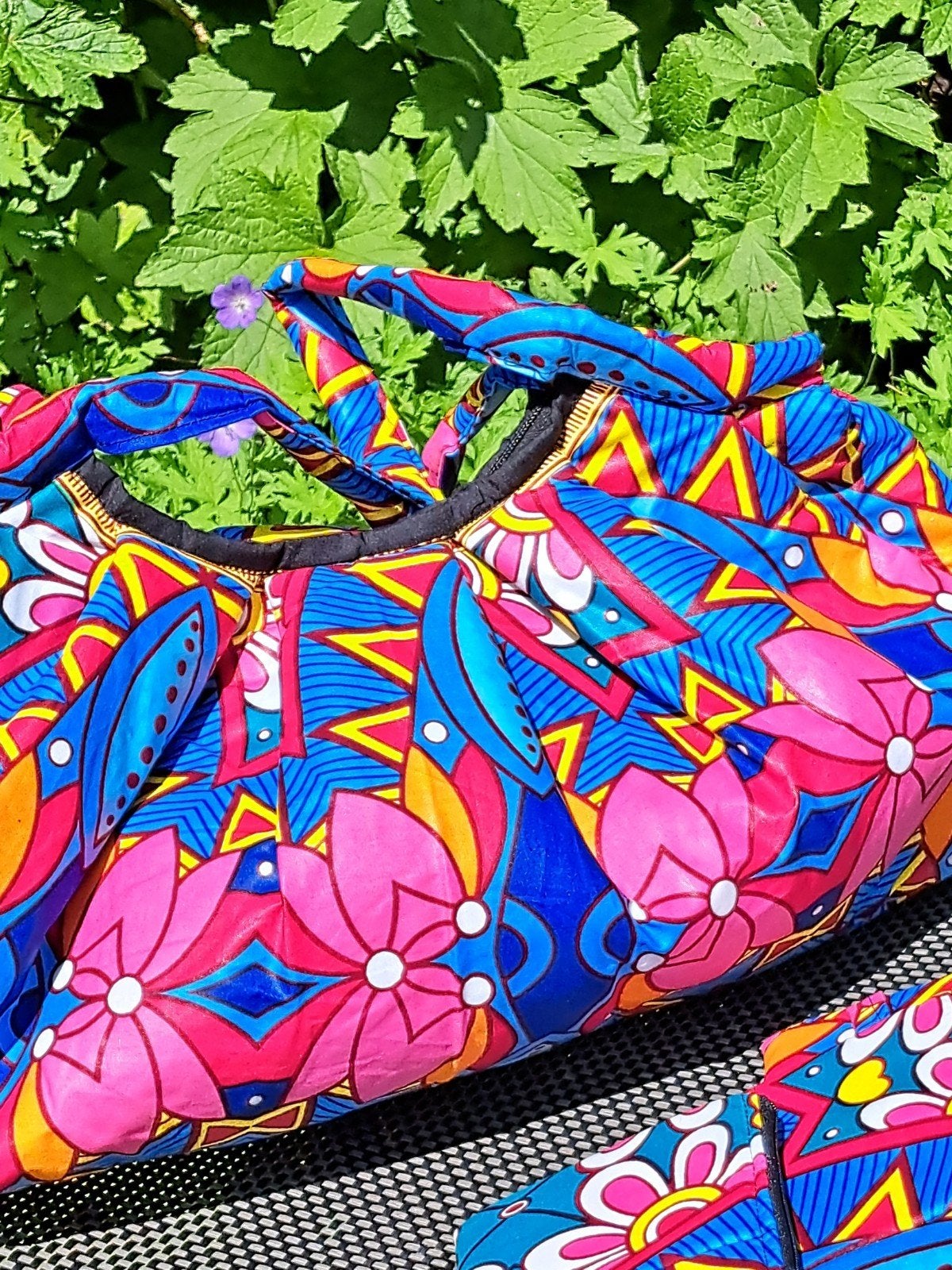 Handgemaakte West-Afrikaanse Handtas & Etuis, Sieraden, Tassen en Uiterlijk, Ophalen of Verzenden, Nieuw, Overige kleuren, Handtas