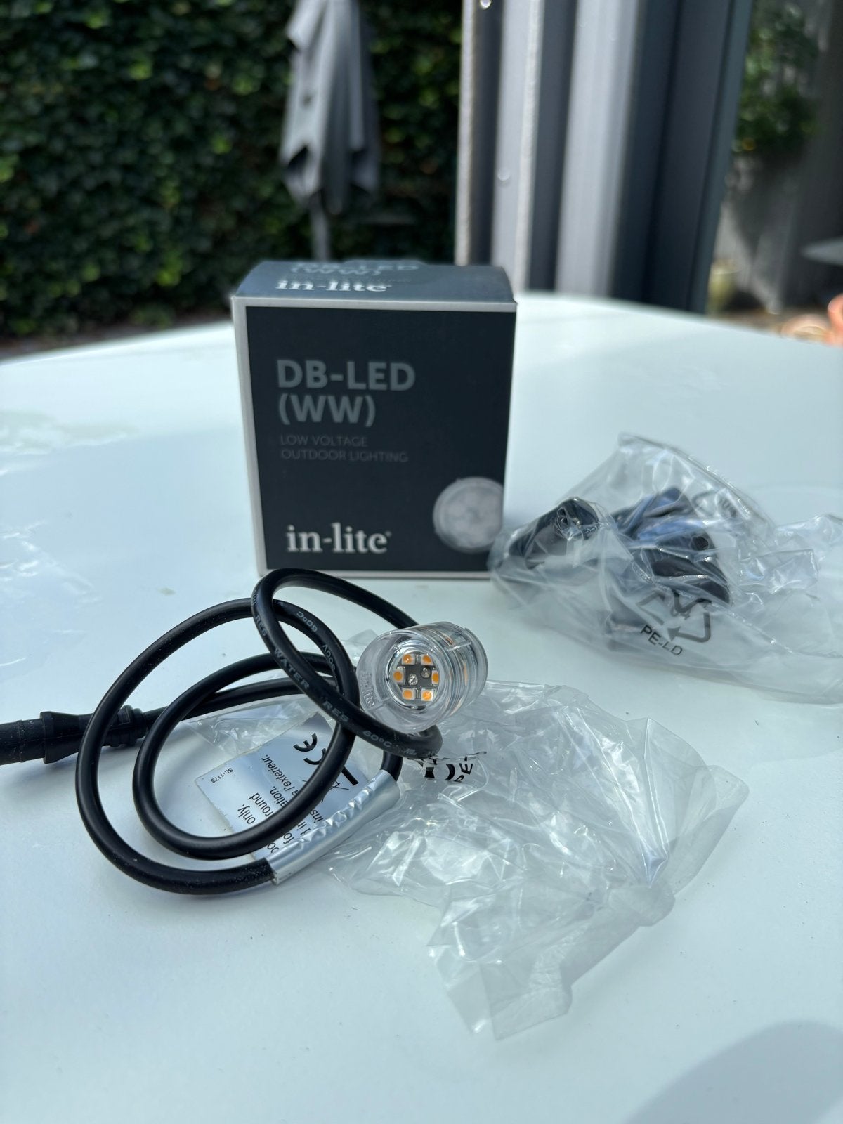 In-lite DB-LED (WW) - 12V - Nieuw in doos van 3 stuks, Tuin en Terras, Kunststof, Minder dan 50 watt, Overige typen, Nieuw