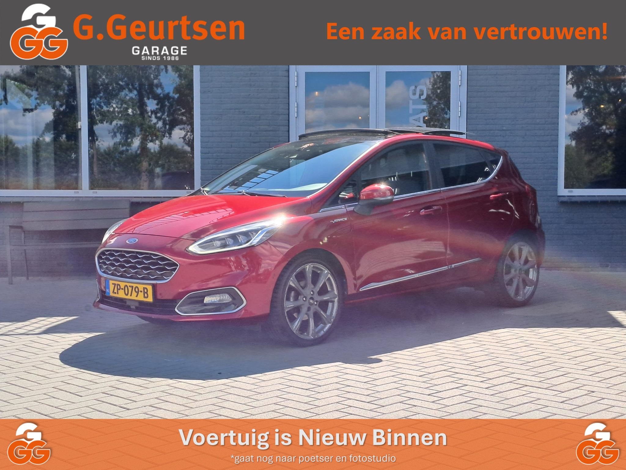Ford Fiesta 1.0 EcoBoost Vignale Panoramadak, B&O, ACC, Came, Auto's, Ford, 125 pk, Gebruikt, Euro 6, 1064 kg