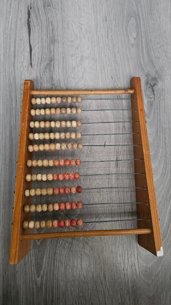 Vintage Telraam - Houten Rekenrek met Kralen, Ophalen of Verzenden