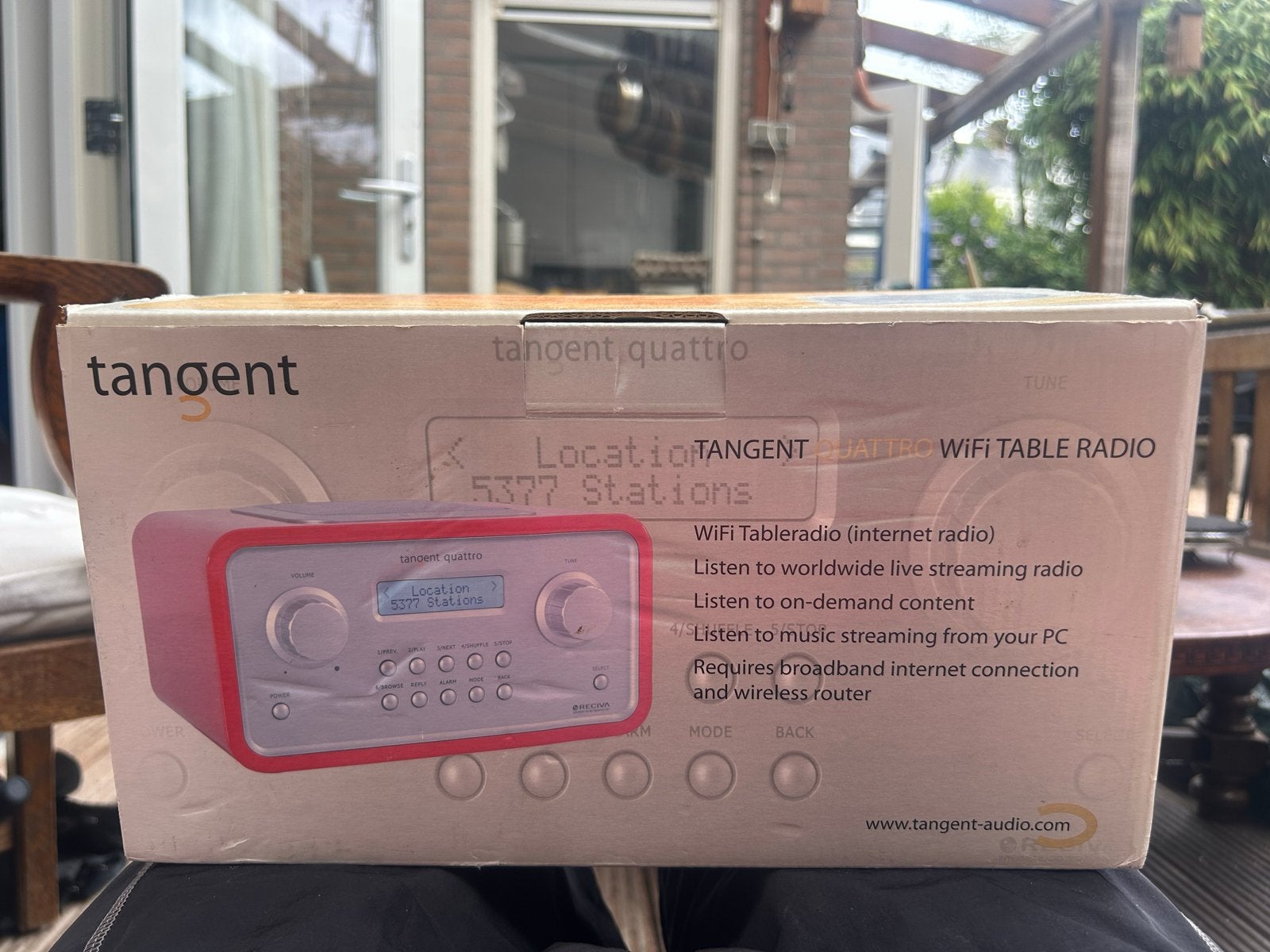 Tangent Quattro WiFi Tafelradio - Nieuw in doos, geseald, Ophalen of Verzenden, Nieuw, Radio