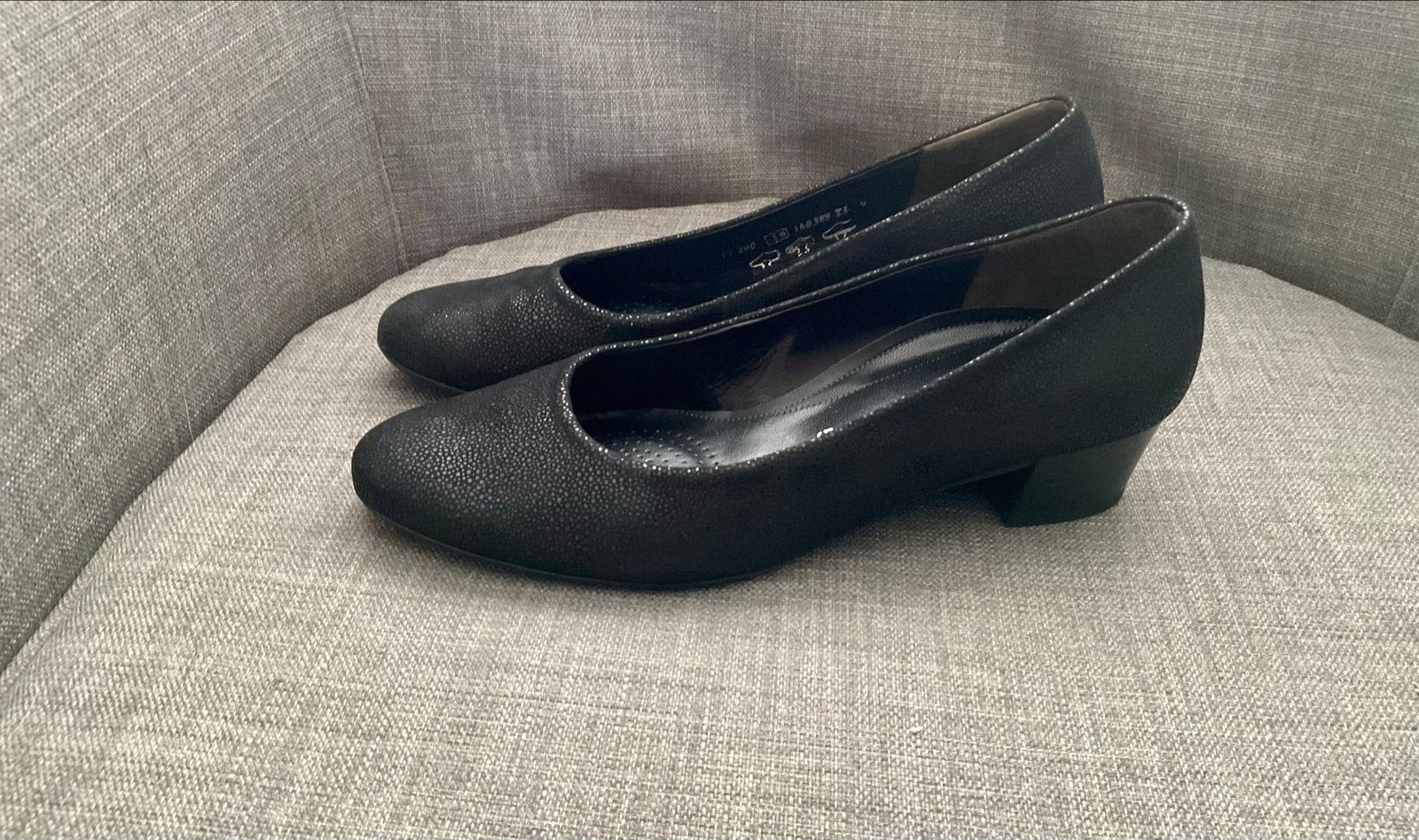 Gabor Comfort Zwarte Pumps - Maat 38.5, Ophalen, Zo goed als nieuw, Zwart, Pumps