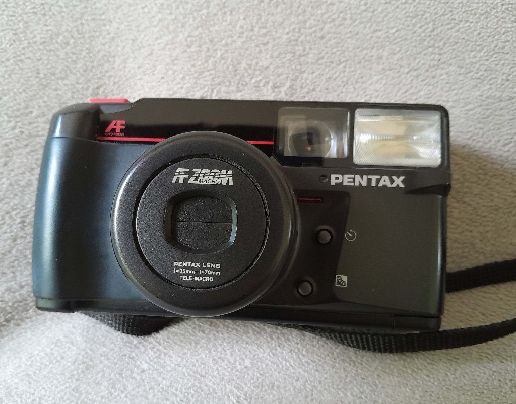 Pentax Zoom 70-S Analoge Compactcamera, Ophalen of Verzenden, Gebruikt, Compact, Pentax