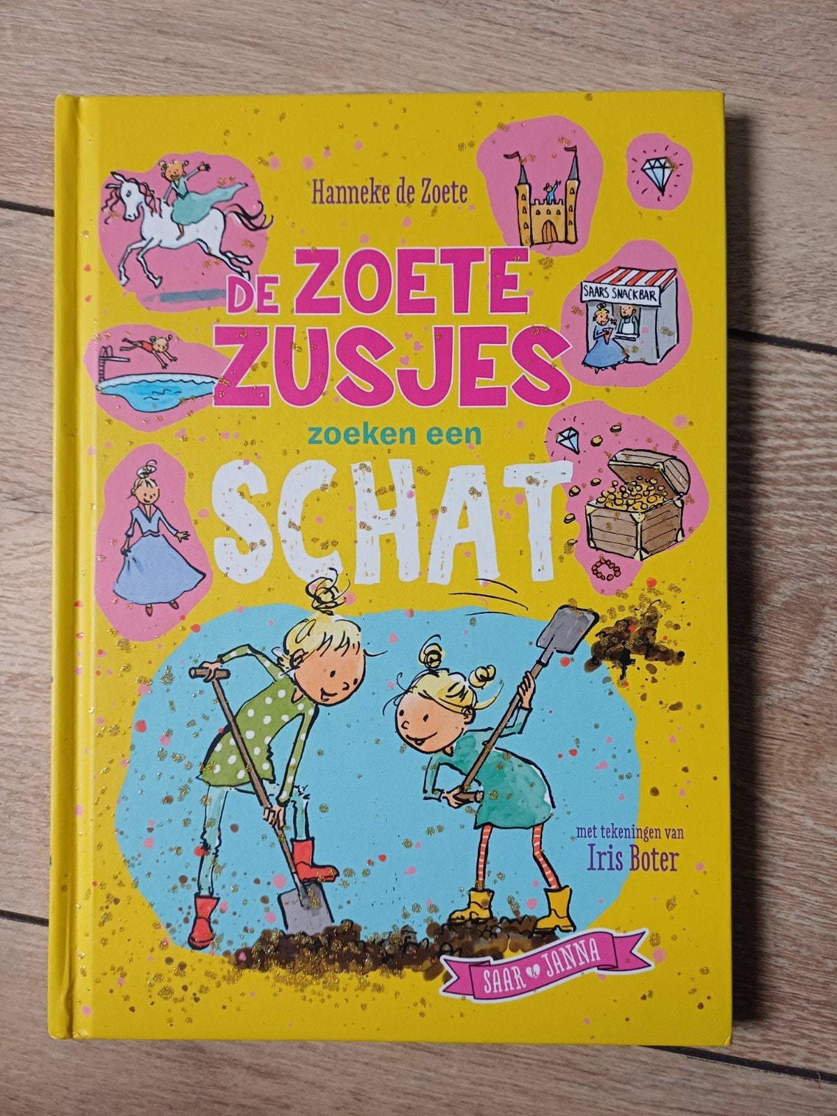 Hanneke de Zoete - De Zoete Zusjes zoeken een schat, Fictie algemeen, Ophalen of Verzenden, Zo goed als nieuw, Hanneke de Zoete