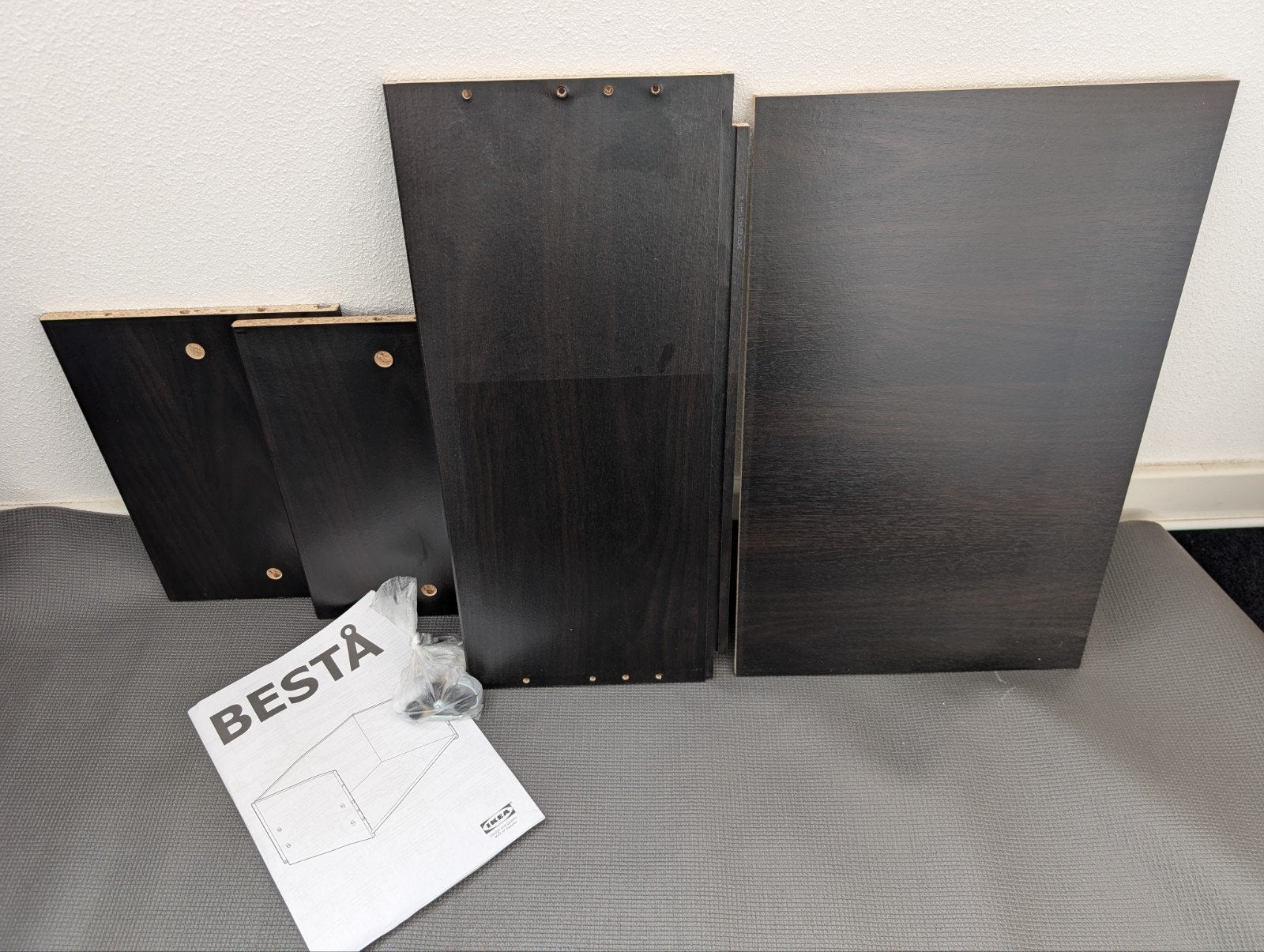 IKEA Bestå Ladeframe zwart, Ophalen, Overige materialen, 1 of 2 laden, 50 tot 100 cm
