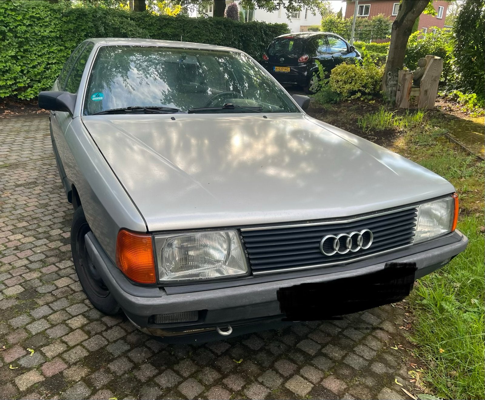 Belastingvrije Audi 100 Typ 44, Auto's, Audi, Particulier, Open dak, LPG, Sedan, Handgeschakeld, Zilver of Grijs, Ophalen