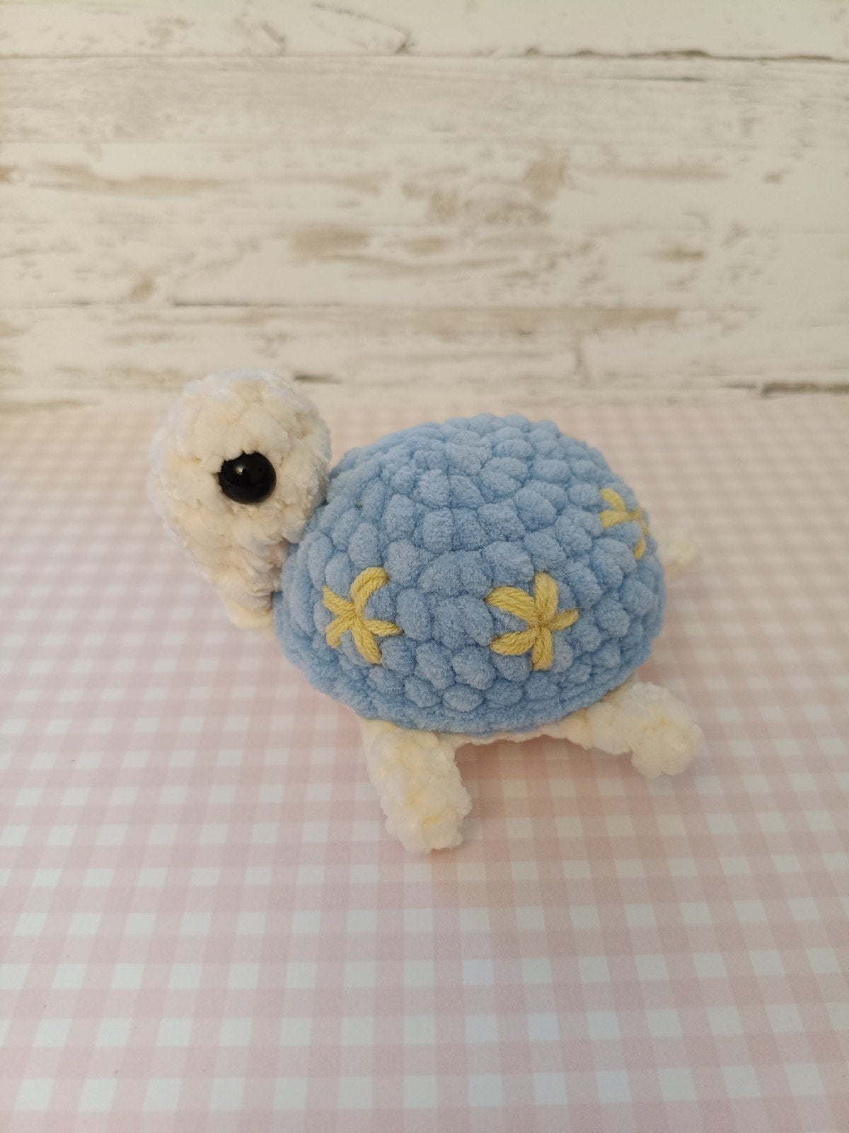 Handgemaakte gehaakte schildpad knuffel, Ophalen of Verzenden, Nieuw, Overige typen