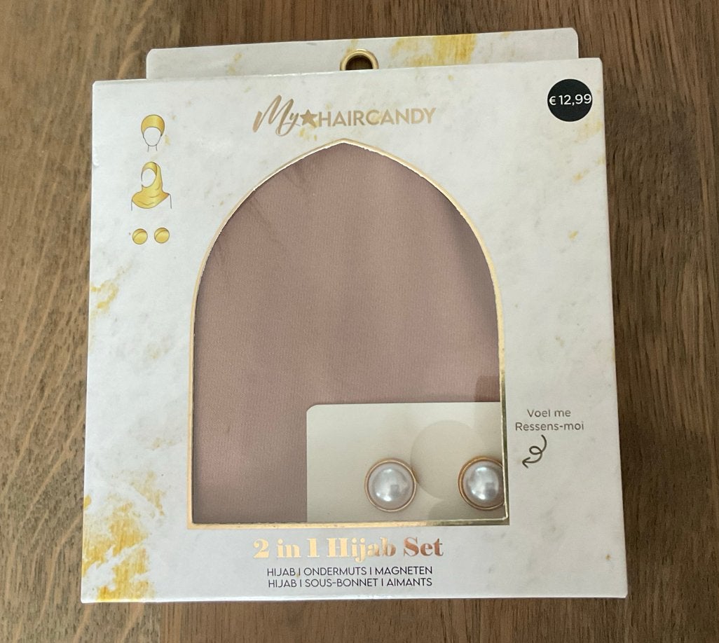 My Haircandy x Ruba Zai 2-in-1 Hijab Set, Ophalen of Verzenden, Nieuw, One size fits all, Hoed