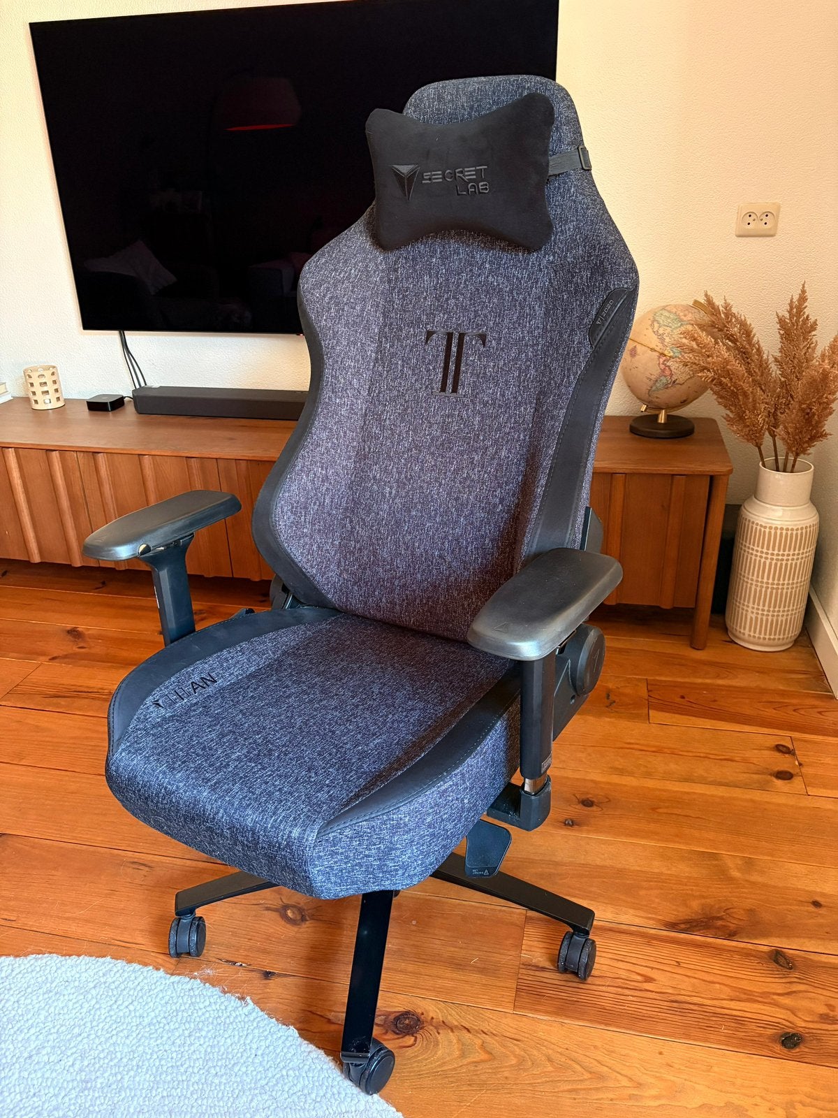 SecretLab Titan 2020 SoftWeave Zwart Gaming Stoel, Huis en Inrichting, Bureaustoelen, Ophalen, Zwart, Zo goed als nieuw, Bureaustoel