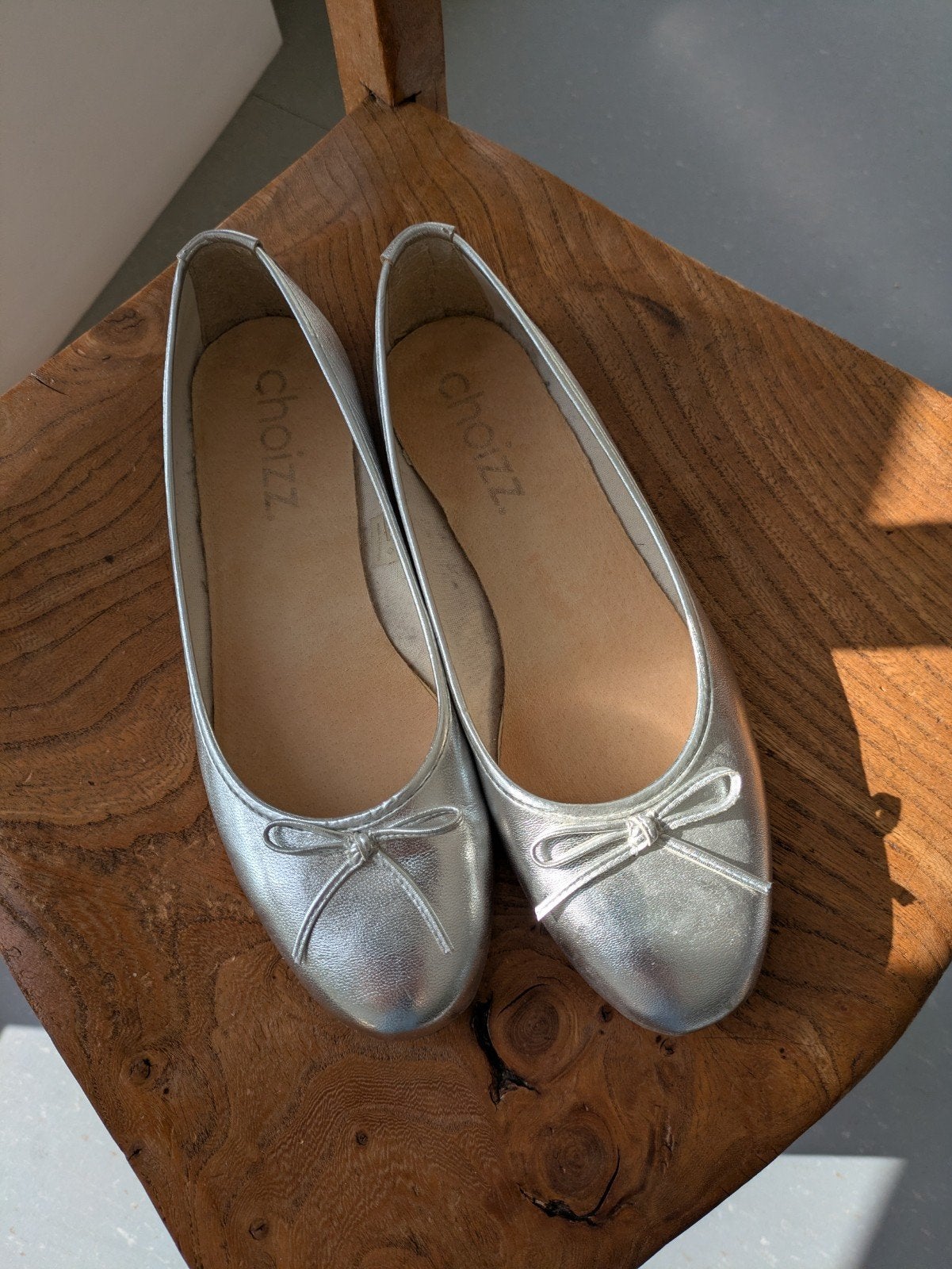 Zilveren ballerina's maat 39, Kleding | Dames, Ophalen, Overige kleuren, Choizz, Ballerina's