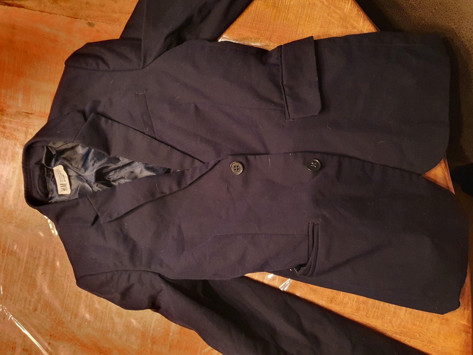 Nette blauwe H&M Blazer voor Jongen of Meisje - Maat 146, Jongen of Meisje, H&M, Ophalen of Verzenden, Zo goed als nieuw