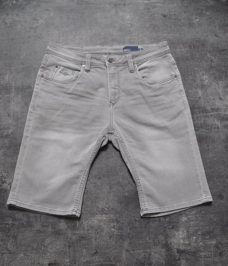 korte spijkerbroek short Refill maat L, Overige jeansmaten, Refill, Ophalen of Verzenden, Zo goed als nieuw
